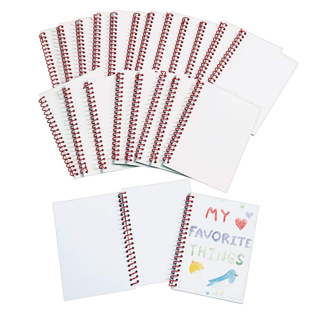 Colorations - Colorations - Notitieboek Blanco met Witte Kaft Set van 24