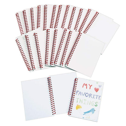 Colorations - Colorations - Notitieboek Blanco met Witte Kaft Set van 24