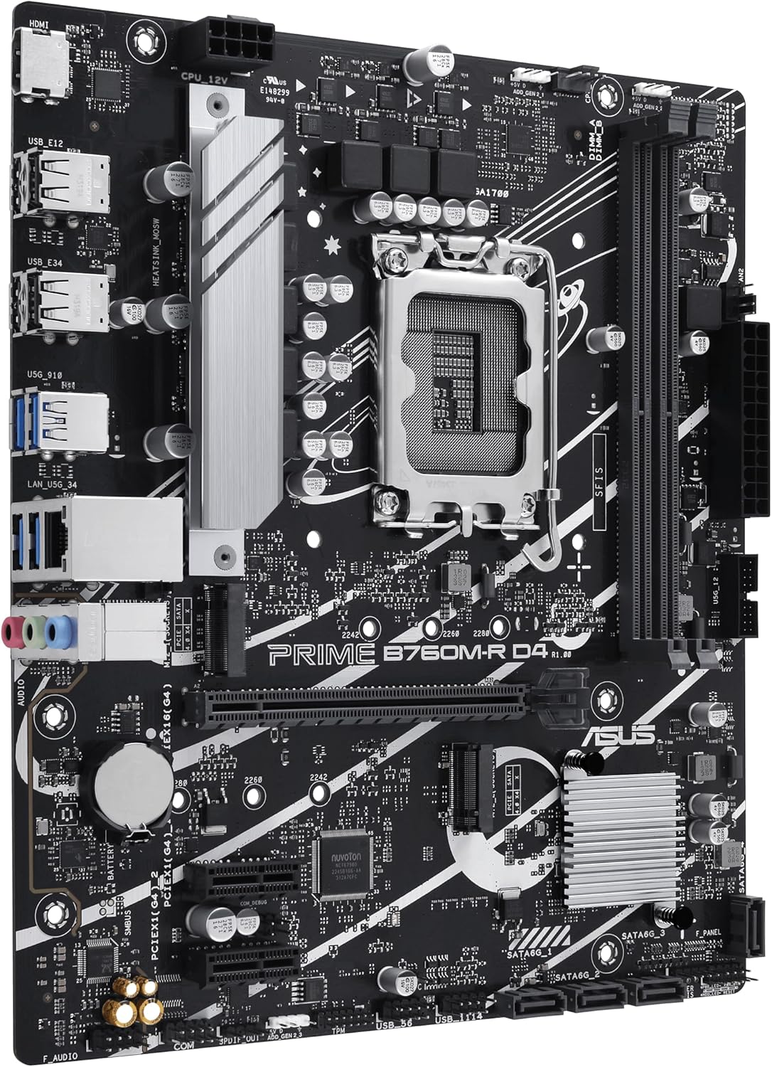ASUS PRIME B760M-R D4 (Socket 1700/B760/DDR4/S-ATA 6Gb/s/Micro ATX