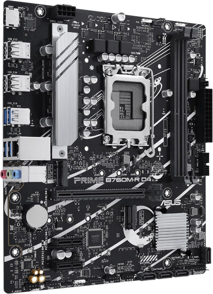 ASUS PRIME B760M-R D4 (Socket 1700/B760/DDR4/S-ATA 6Gb/s/Micro ATX