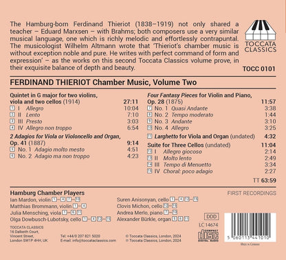 Ferdinand Thierot: Chamber Music - Volume 2
