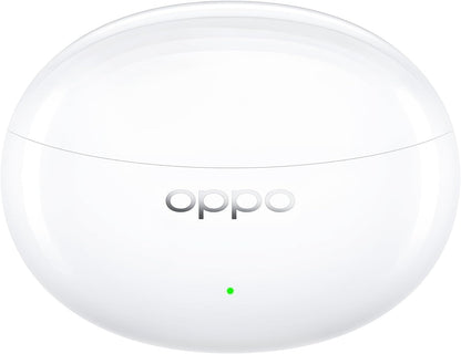 Oppo Enco Air3 Pro - Auriculares inalámbricos, Bluetooth 5.3, Cancelación de ruido, Carga inalámbrica, Baja latencia, Batería de gran capacidad, IP55 - Blanco