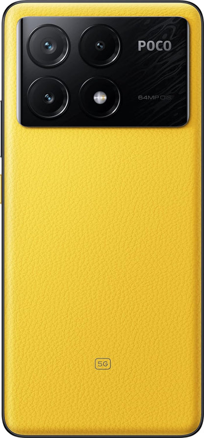 POCO X6 Pro 5G - Smartphone 12+512GB - Yellow (UK Version + 2 Years Warranty)
