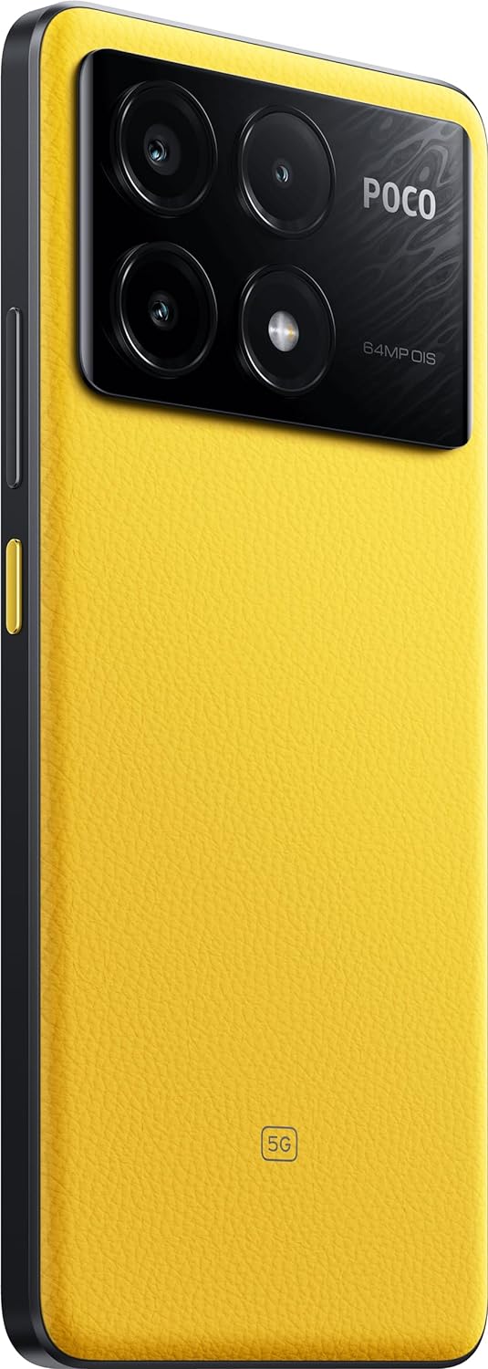 POCO X6 Pro 5G - Smartphone 12+512GB - Yellow (UK Version + 2 Years Warranty)