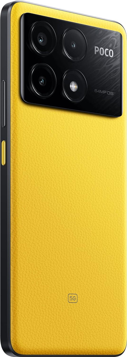 POCO X6 Pro 5G - Smartphone 12+512GB - Yellow (UK Version + 2 Years Warranty)
