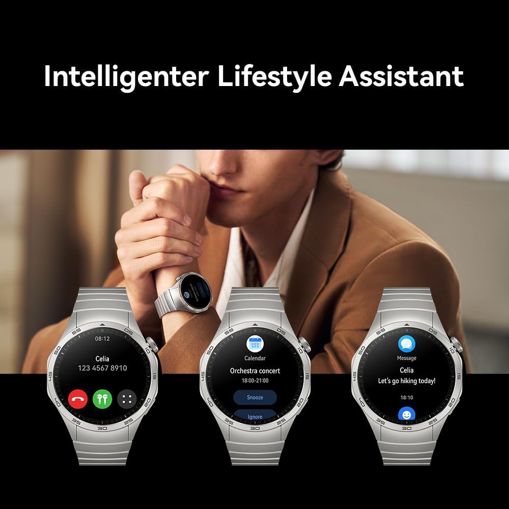 HUAWEI WATCH GT 4 Smart Watch for Women - Fitness Tracker Compatible with iOS & Android - 24H Health Monitoring including specific Women Health Management - Long Battery Life - 41MM
