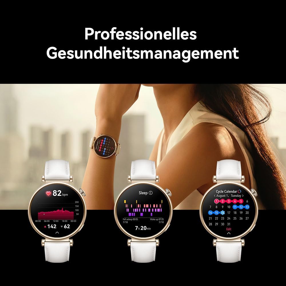 HUAWEI WATCH GT 4 Smart Watch for Women - Fitness Tracker Compatible with iOS & Android - 24H Health Monitoring including specific Women Health Management - Long Battery Life - 41MM