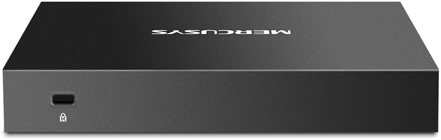 MERCUSYS 8-Port Gigabit Desktop Switch, 8× 10/100/1000Mbps Ports, Multiple Installation, Auto-Negotiation, Auto-MDI/MDIX, Power Saving, Metal case, Plug & Play, No Configuration Required (MS108GS