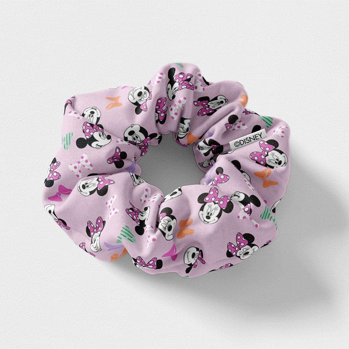Haarelastiekjes van stof met Minnie Mouse-motieven, officieel gelicentieerd product van Disney, 5 stuks