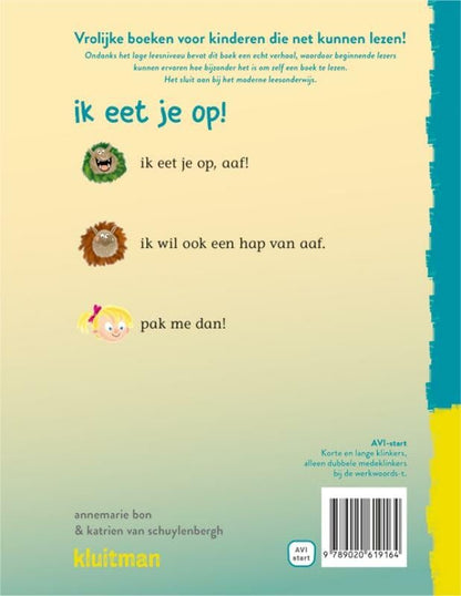 Uitgeverij Kluitman - lees lees lees - ik eet je op! (AVI-Start)