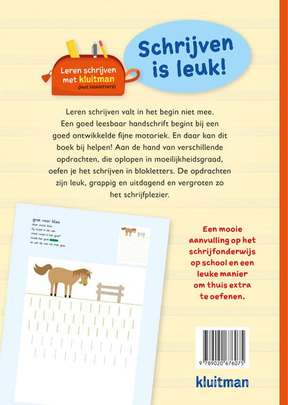Schrijven is leuk (Leren schrijven met Kluitman
