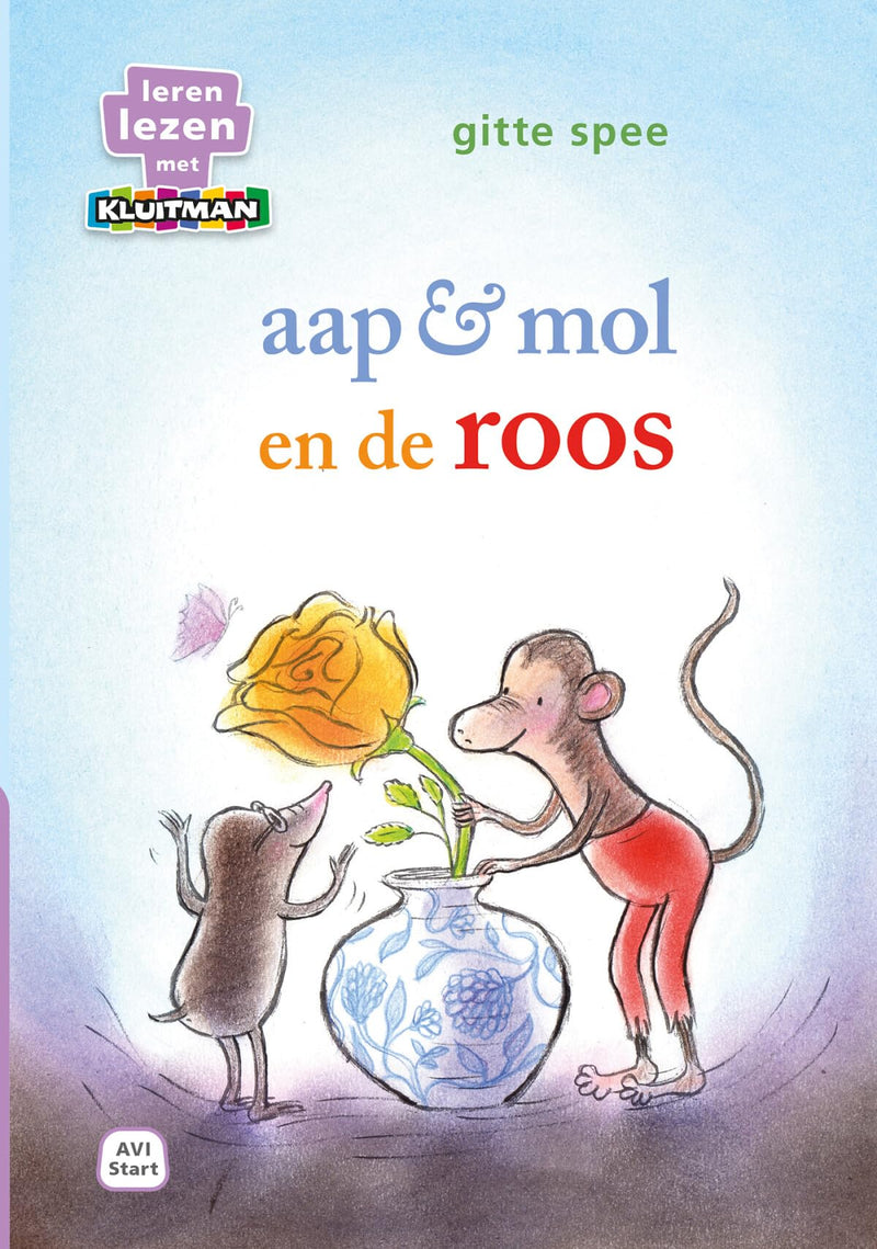 Aap & mol en de roos (Leren lezen met Kluitman
