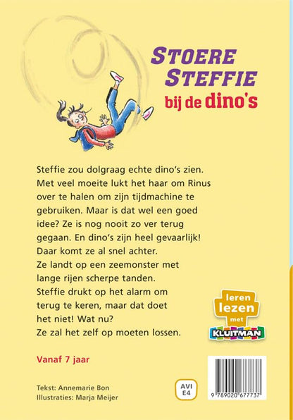 Stoere Steffie bij de dino's (Leren lezen met Kluitman