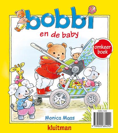 Uitgeverij Kluitman - Bobbi omkeerboek - wordt grote broer/en de baby