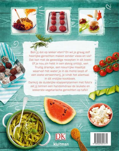 Het vegetarische kinderkookboek: meer dan 50 stap-voor-stap recepten