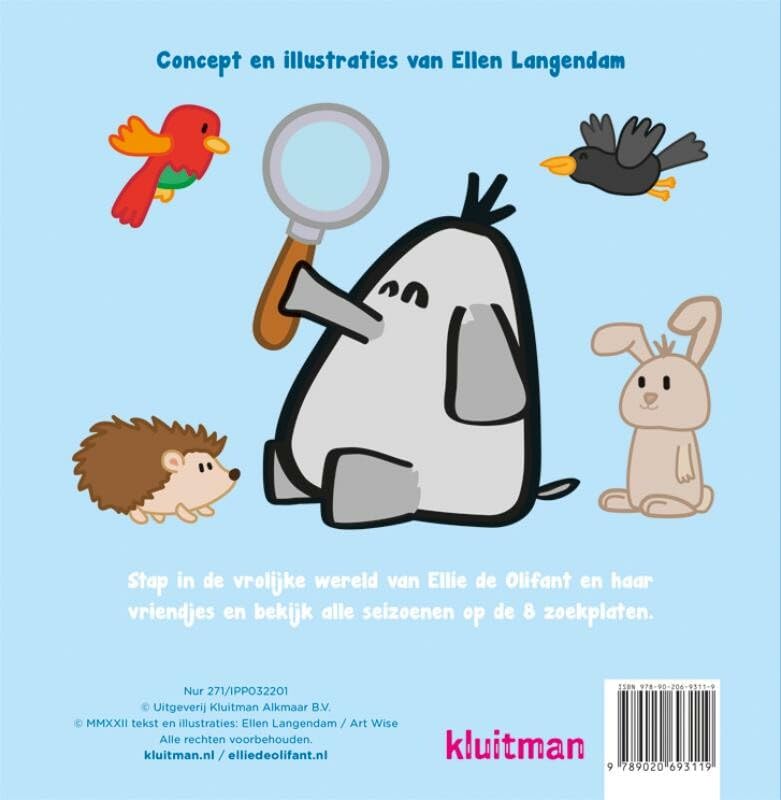 Ontdek de seizoenen: kijk-en zoekboek (Ellie de olifant