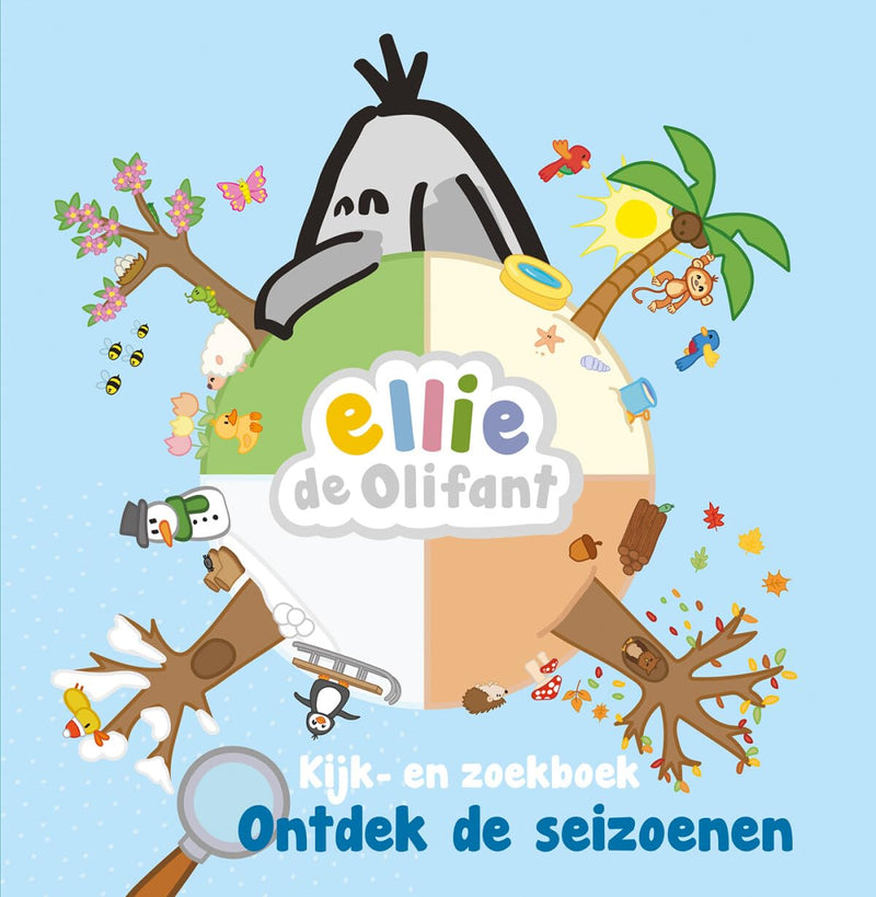 Ontdek de seizoenen: kijk-en zoekboek (Ellie de olifant