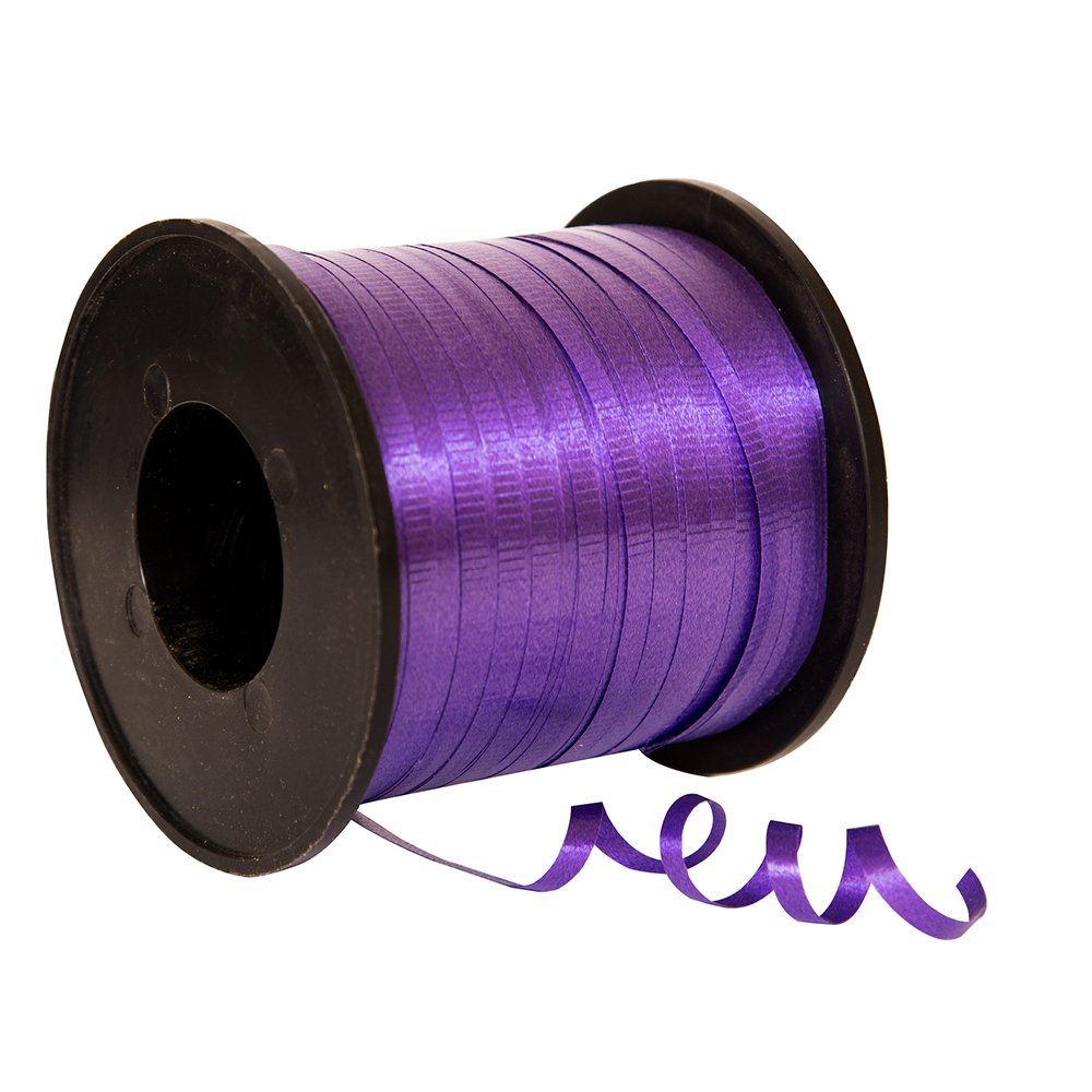 Violettes Ringelband, 457 m, 1 Stück, lebendiges und hochwertiges Band, ideal für Geschenkverpackungen, Dekoration und Bastelarbeiten