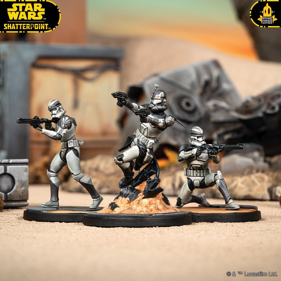 Atomic Mass Games Star Wars Shatterpoint Lead by Example Squad Pack - Tabletop Miniatures Game, Strategy Game for Kids and Adults, Ages 14+, 2 Players, 90 Minute Playtime, Made, AMGD1016