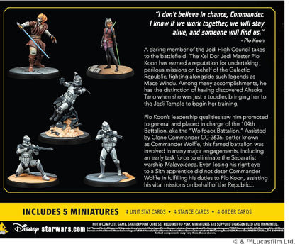 Atomic Mass Games Star Wars Shatterpoint Lead by Example Squad Pack - Tabletop Miniatures Game, Strategy Game for Kids and Adults, Ages 14+, 2 Players, 90 Minute Playtime, Made, AMGD1016