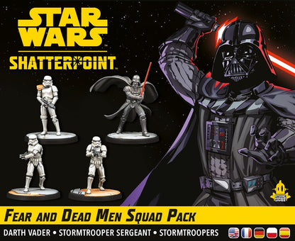 Atomic Mass Games | Star Wars Shatterpoint: Fear and Dead Men Squad Pack | Pack de Escuadra | A Partir de 14 años | para 2 Jugadores | 90 Minutos por Partida | Multilenguaje (Incluye Español