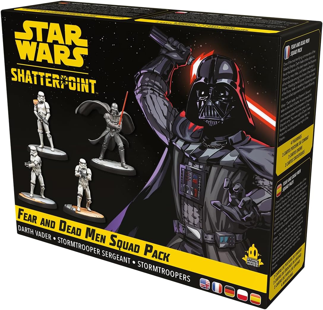 Atomic Mass Games | Star Wars Shatterpoint: Fear and Dead Men Squad Pack | Pack de Escuadra | A Partir de 14 años | para 2 Jugadores | 90 Minutos por Partida | Multilenguaje (Incluye Español