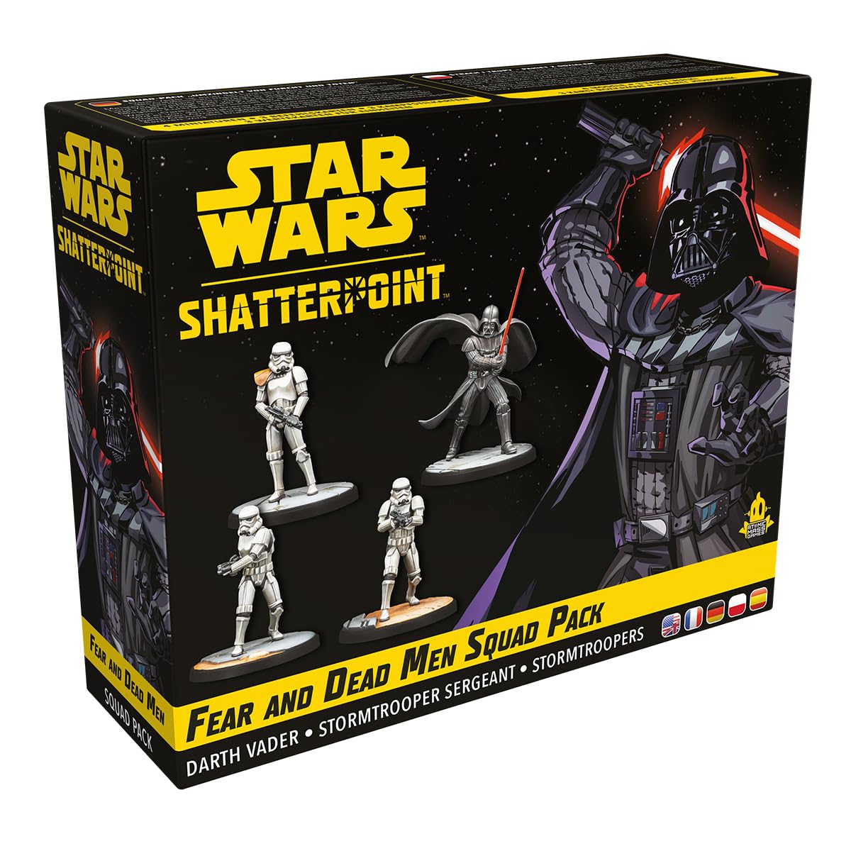 Atomic Mass Games | Star Wars Shatterpoint: Fear and Dead Men Squad Pack | Pack de Escuadra | A Partir de 14 años | para 2 Jugadores | 90 Minutos por Partida | Multilenguaje (Incluye Español