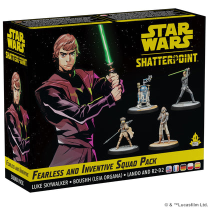 Atomic Mass Games | Star Wars Shatterpoint: Fearless and Inventive Squad Pack | Pack de Escuadra | A Partir de 14 años | para 2 Jugadores | 90 Minutos por Partida | Multilenguaje (Incluye Español