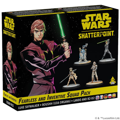 Atomic Mass Games | Star Wars Shatterpoint: Fearless and Inventive Squad Pack | Pack de Escuadra | A Partir de 14 años | para 2 Jugadores | 90 Minutos por Partida | Multilenguaje (Incluye Español