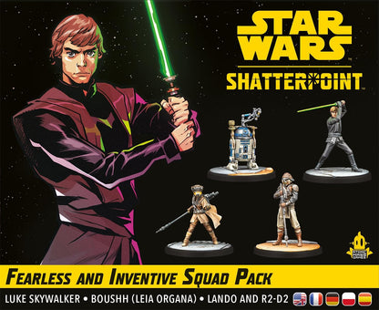Atomic Mass Games | Star Wars Shatterpoint: Fearless and Inventive Squad Pack | Pack de Escuadra | A Partir de 14 años | para 2 Jugadores | 90 Minutos por Partida | Multilenguaje (Incluye Español