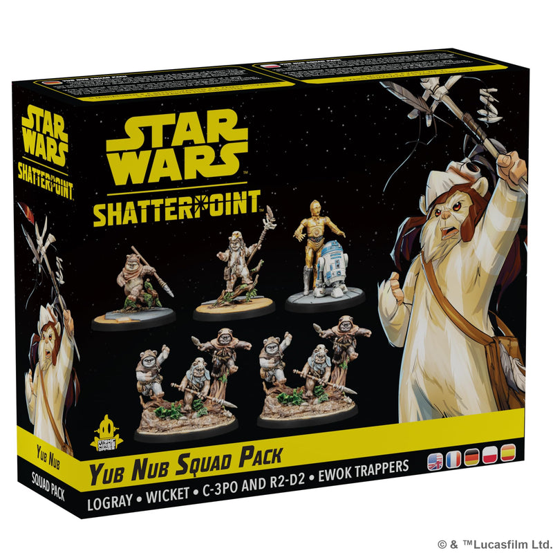 Atomic Mass Games | Star Wars Shatterpoint: Yub Nub Squad Pack | Expansión de Escuadra | A Partir de 14 años | para 2 Jugadores | 90 Minutos por Partida | Multilenguaje (Incluye Español
