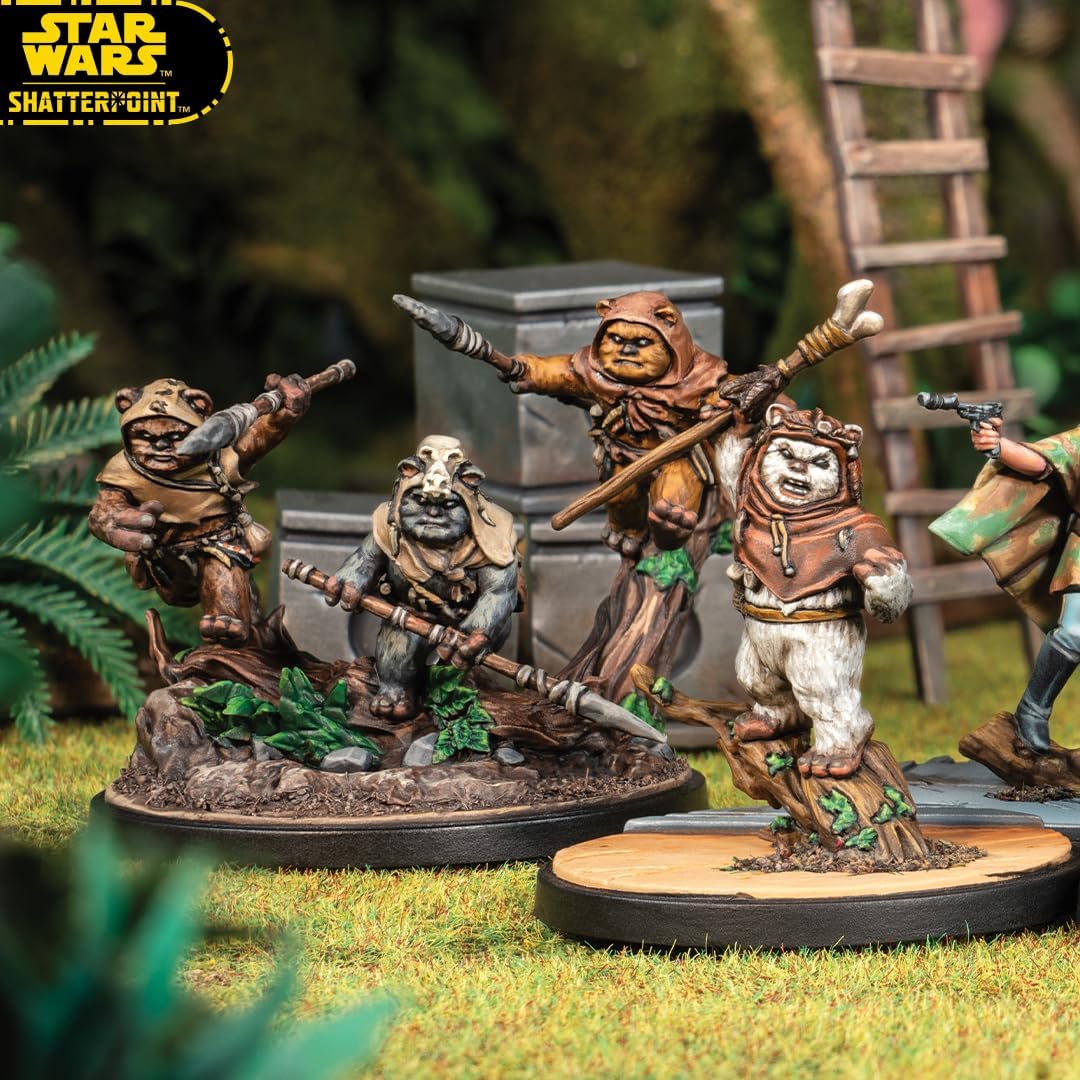 Atomic Mass Games | Star Wars Shatterpoint: EE Chee WA Maa! Squad Pack | Expansión de Escuadra | A Partir de 14 años | para 2 Jugadores | 90 Minutos por Partida | Multilenguaje (Incluye Español