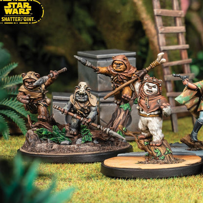 Atomic Mass Games | Star Wars Shatterpoint: EE Chee WA Maa! Squad Pack | Expansión de Escuadra | A Partir de 14 años | para 2 Jugadores | 90 Minutos por Partida | Multilenguaje (Incluye Español