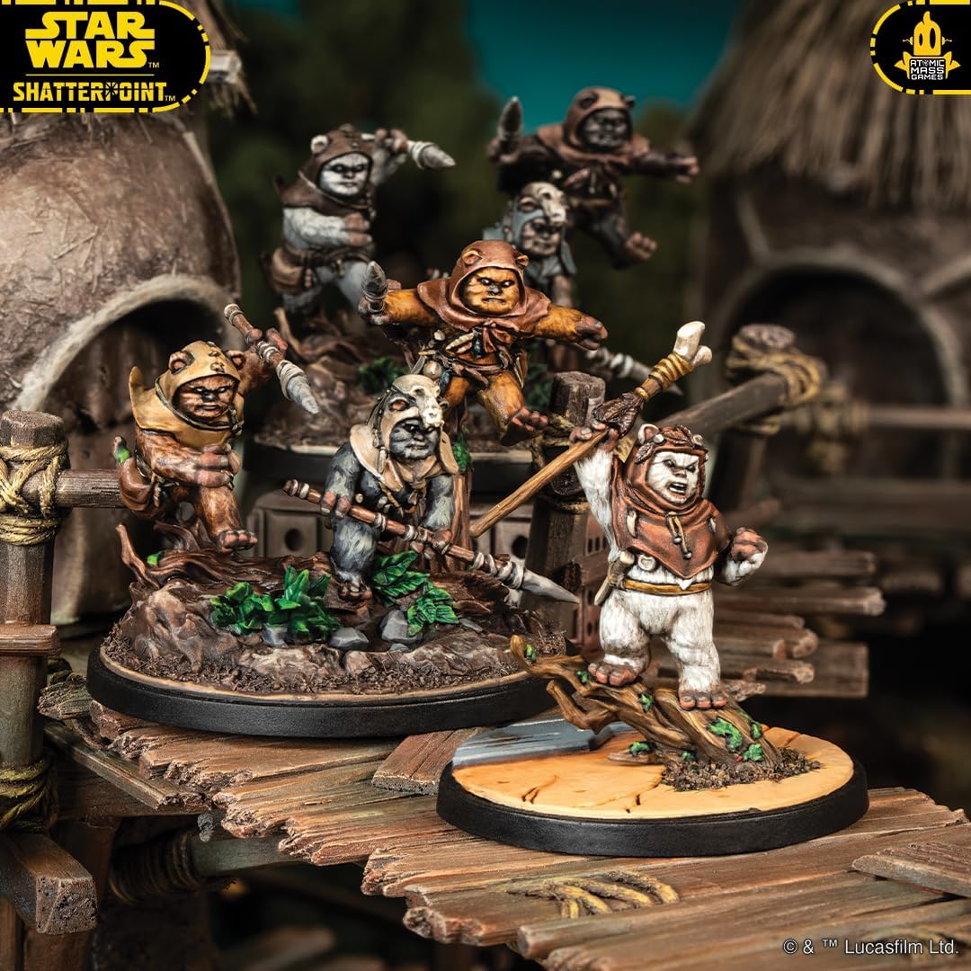Atomic Mass Games | Star Wars Shatterpoint: EE Chee WA Maa! Squad Pack | Expansión de Escuadra | A Partir de 14 años | para 2 Jugadores | 90 Minutos por Partida | Multilenguaje (Incluye Español