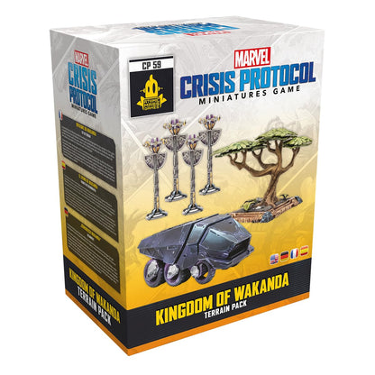Atomic Mass Games | Marvel Crisis Protocol Kingdom of Wakanda Terrain Pack | Paquete de Escenografía | A partir de 14 años | Para 2 jugadores | 90 minutos por partida | Multilenguaje (incluye Español