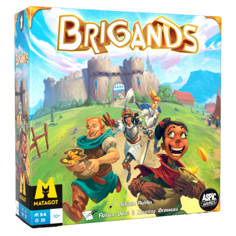 Matagot Brigands Board Game - A Deduction and Strategy Board Game for Thrilling Heists and High Stakes! Family Game for Kids & Adults, Ages 10+, 2-6 Players, 25-50 Min Playtime, Made by Matagot