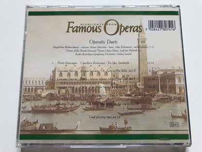 Highlights from famous operas - Mascagni, Puccini, Verdi