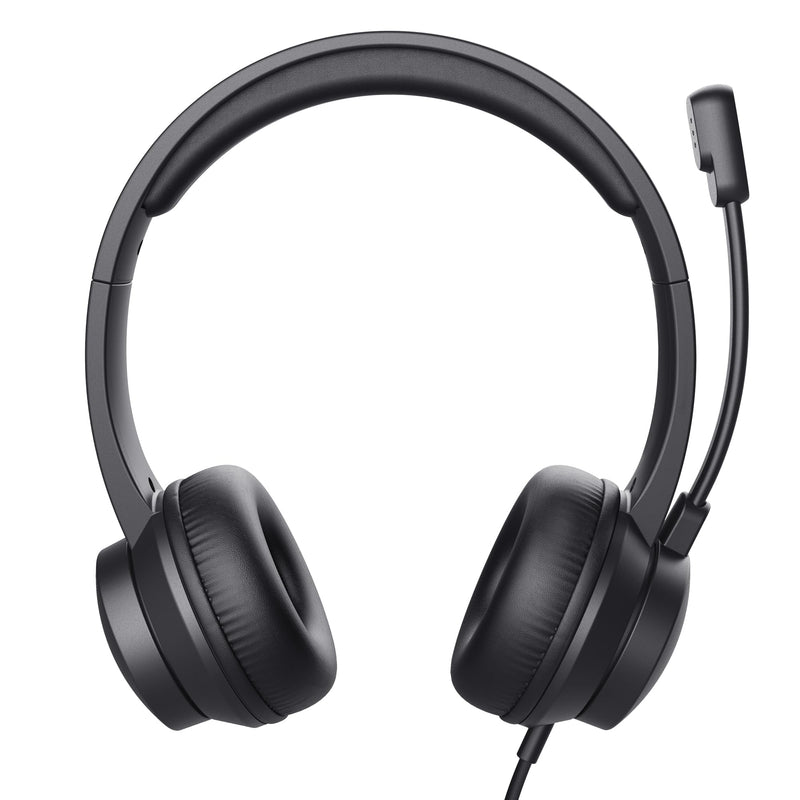 Trust HS-260 Auriculares Alámbrico de Oficina/Centro de llamadas USB-ENC para PC Negro
