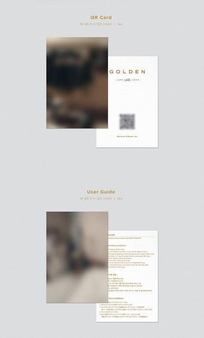 JUNG KOOK 'GOLDEN (Weverse Albums ver.)'(韓国盤）
