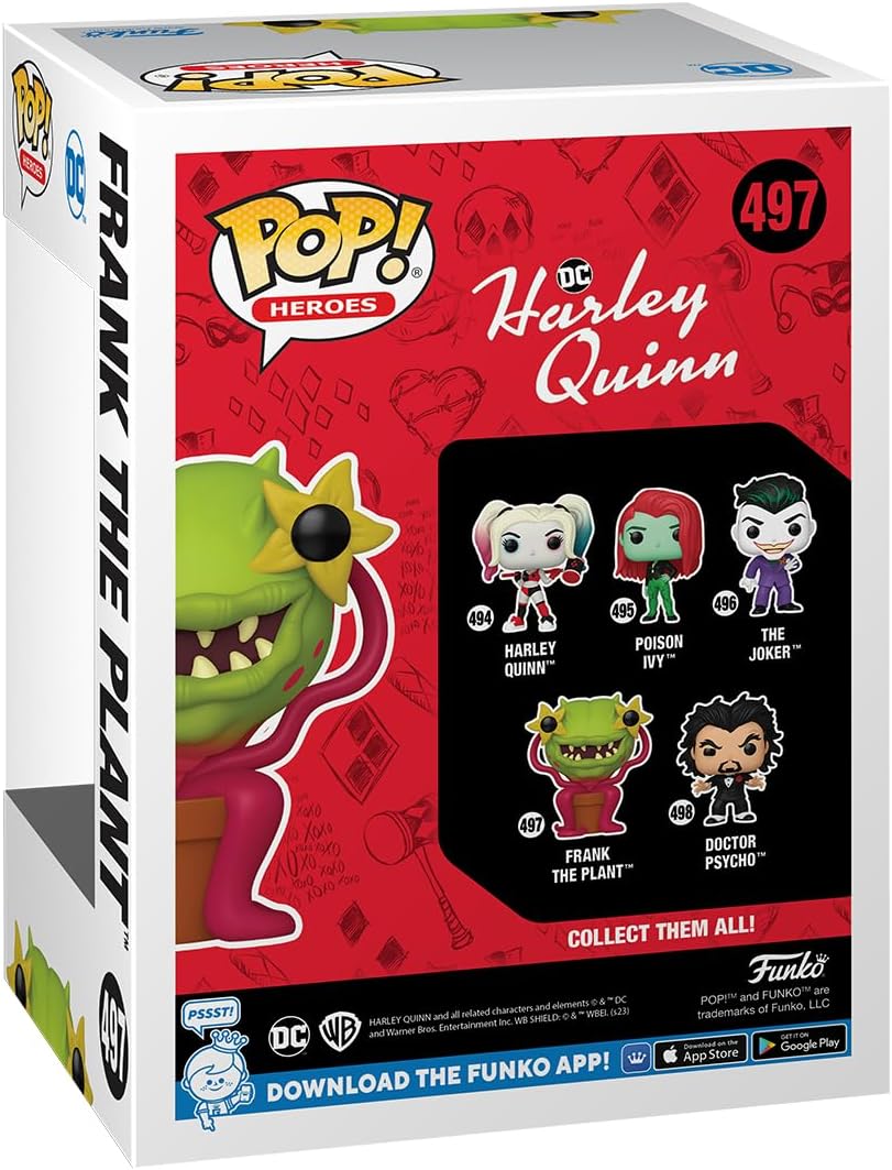 Funko Pop! Heroes: Harley Quinn Animationsserie - Frank The Plantche Comme la Plantte - Figur de Vinyle à Collectionner - Spielzeug für Kinder und Erwachsene