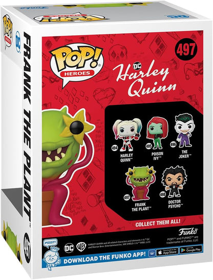 Funko Pop! Heroes: Harley Quinn Animationsserie - Frank The Plantche Comme la Plantte - Figur de Vinyle à Collectionner - Spielzeug für Kinder und Erwachsene