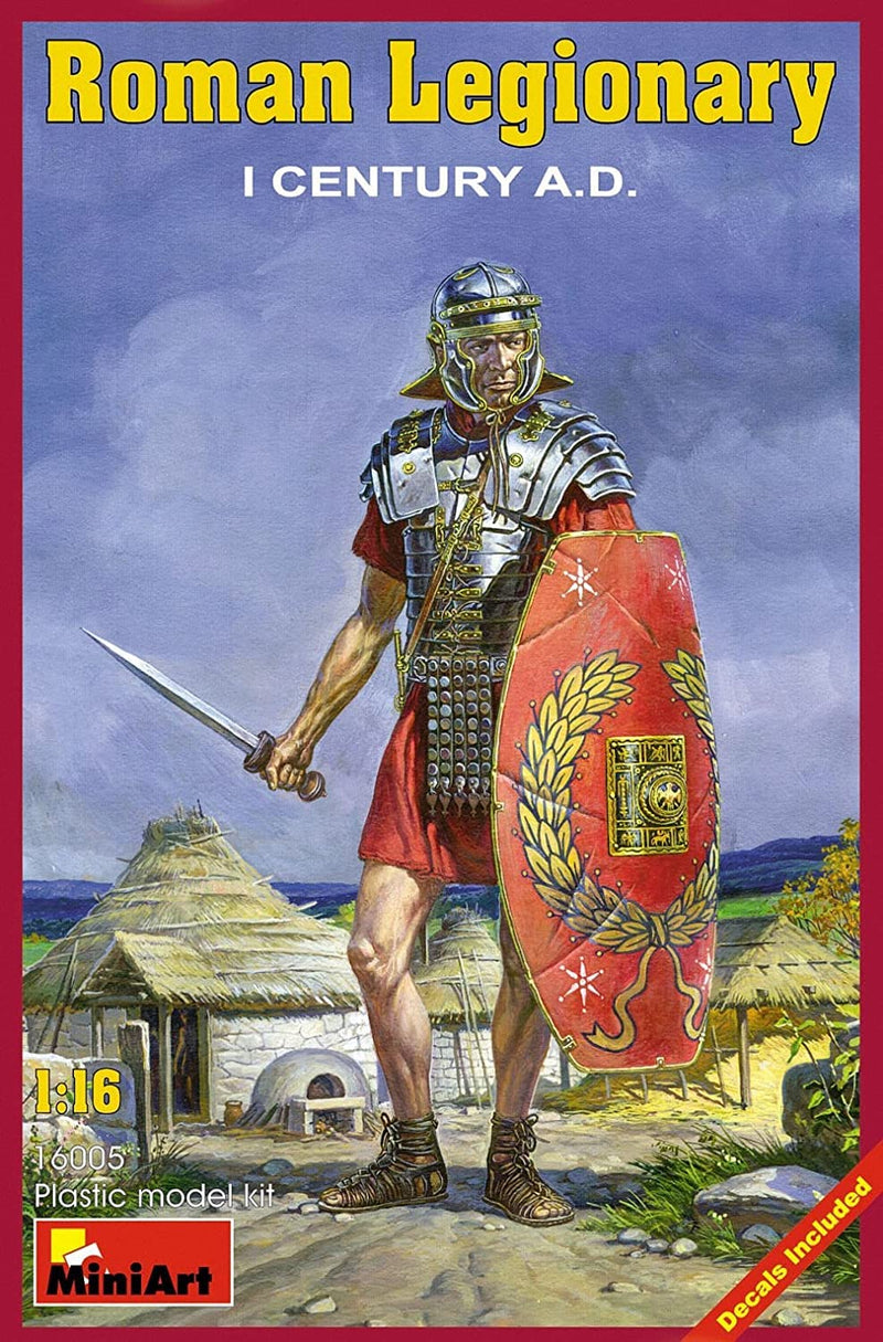 Miniart 1:16 Scale Roman Legionary I century A.D. Plastic Model Kit