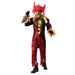 Bristol Novelty 301573STD000 Crazy Clown Erwachsenenkostüm, Herren, Damen, mehrfarbig, STD