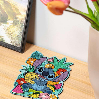 Ravensburger Disney Stitch Shaped 150 Piece Wooden Puzzles for Adults and Kids Age 10 Years Up - Lilo