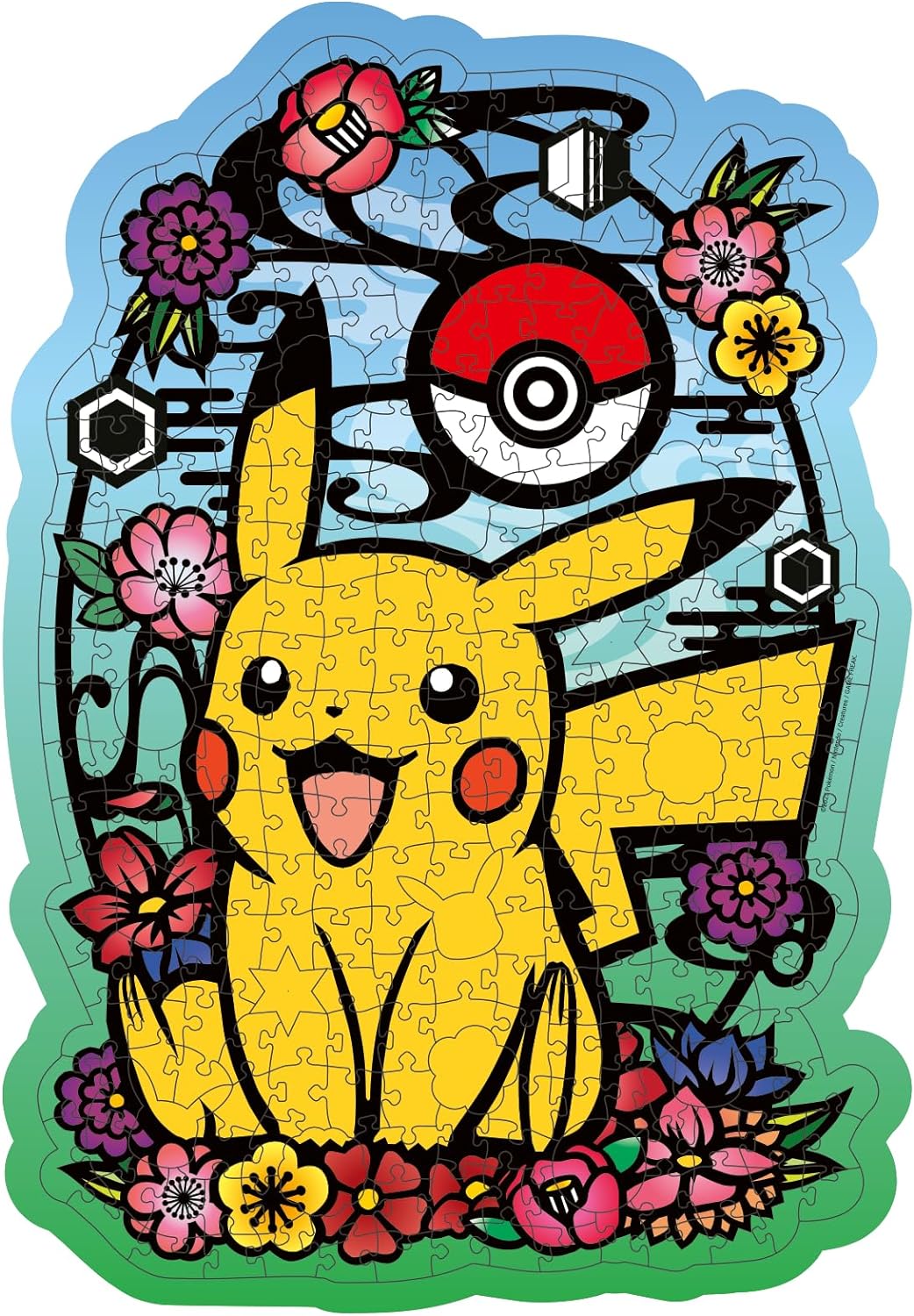Ravensburger Pokemon Pikachu Shaped 300 Piece Wooden Puzzles for Adults and Kids Age 12 Years Up