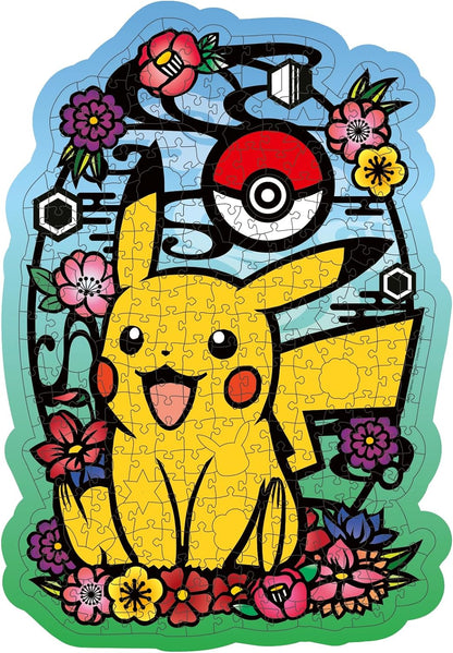 Ravensburger Pokemon Pikachu Shaped 300 Piece Wooden Puzzles for Adults and Kids Age 12 Years Up