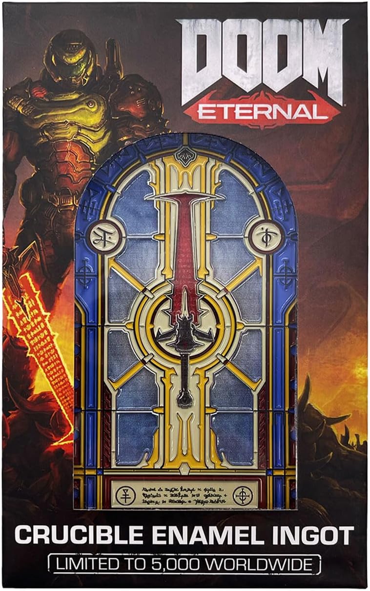 Doom Limited Edition Crucible Sword Stained Glass Window Ingot