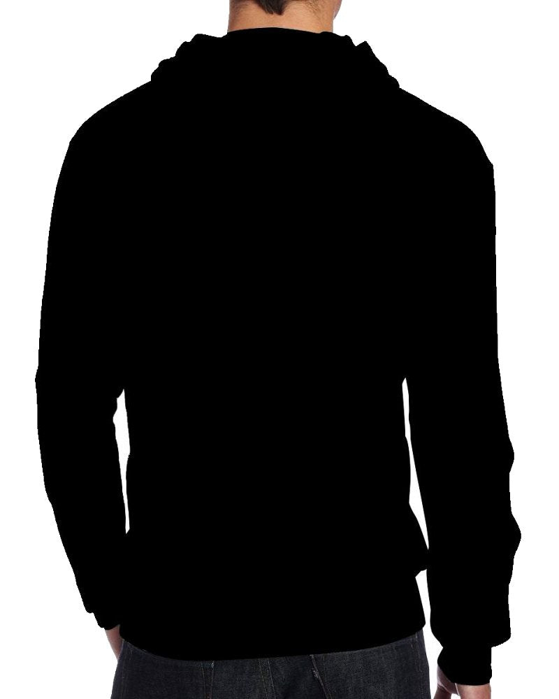 Men Custom Pullover Hoodie Hot Cup of Coffee Hooded Sweatshirt, Black, XL