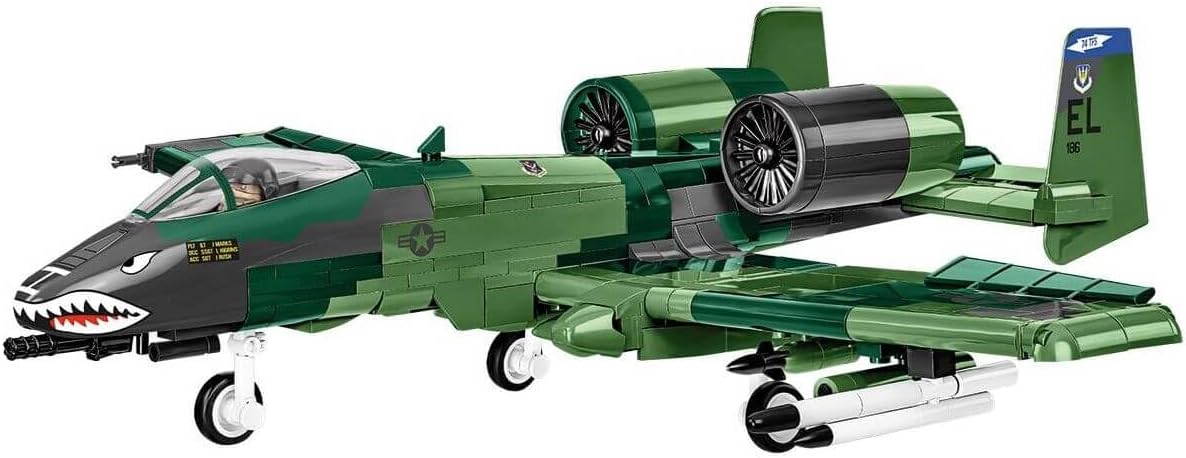 COBI 5856 Armed Forces A10 Thunderbolt II Warthog 1:48 Brick Model 650pcs