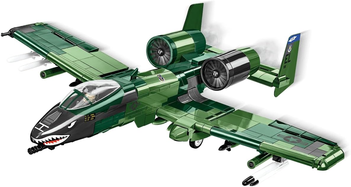 COBI 5856 Armed Forces A10 Thunderbolt II Warthog 1:48 Brick Model 650pcs
